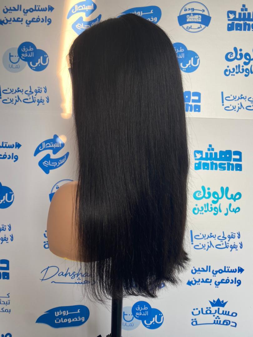 باروكه شعر طبيعي 18 انش جذور اماميه فروه حرير - 250%