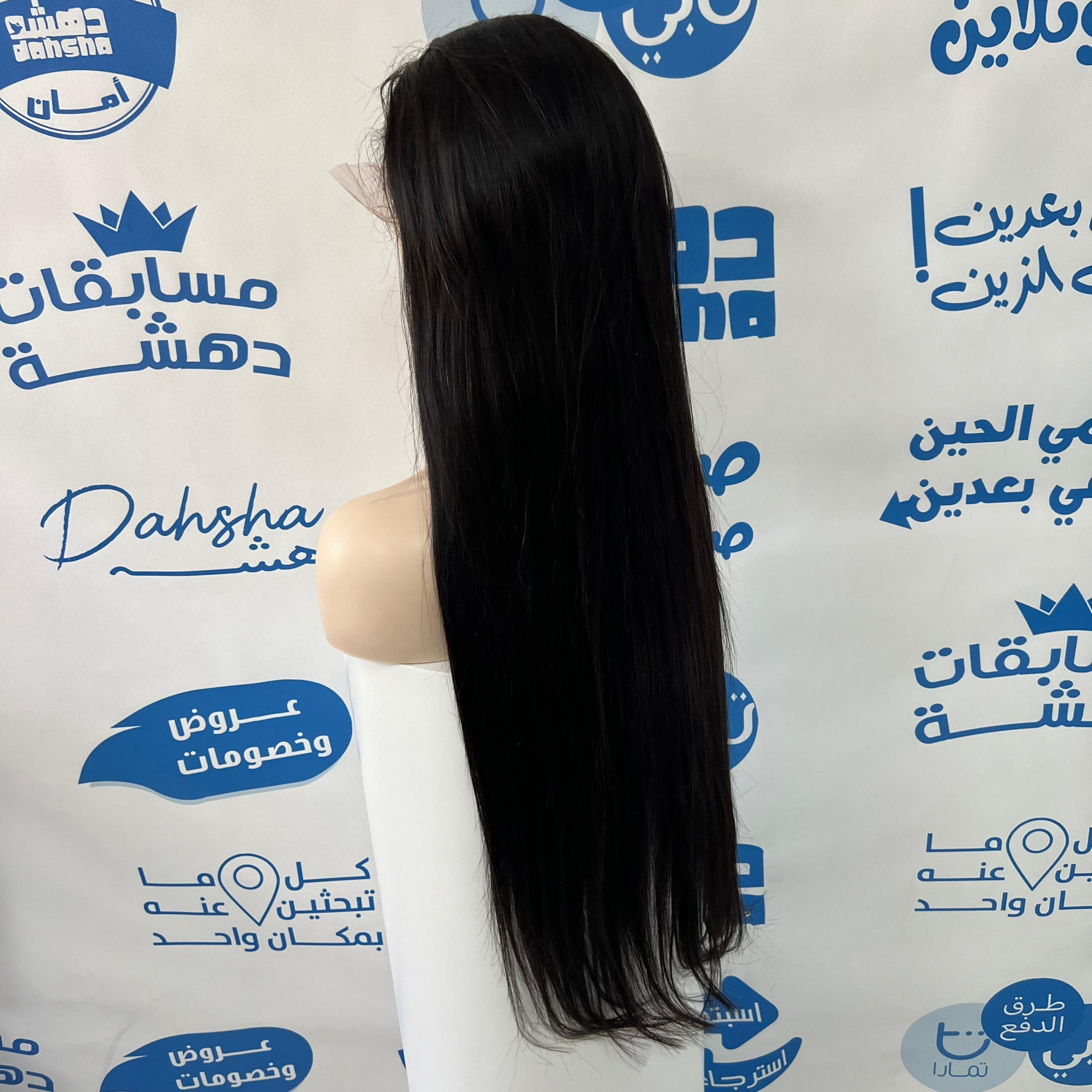 باروكه شعر طبيعي 28 انش جذور اماميه فروه حرير - 250%