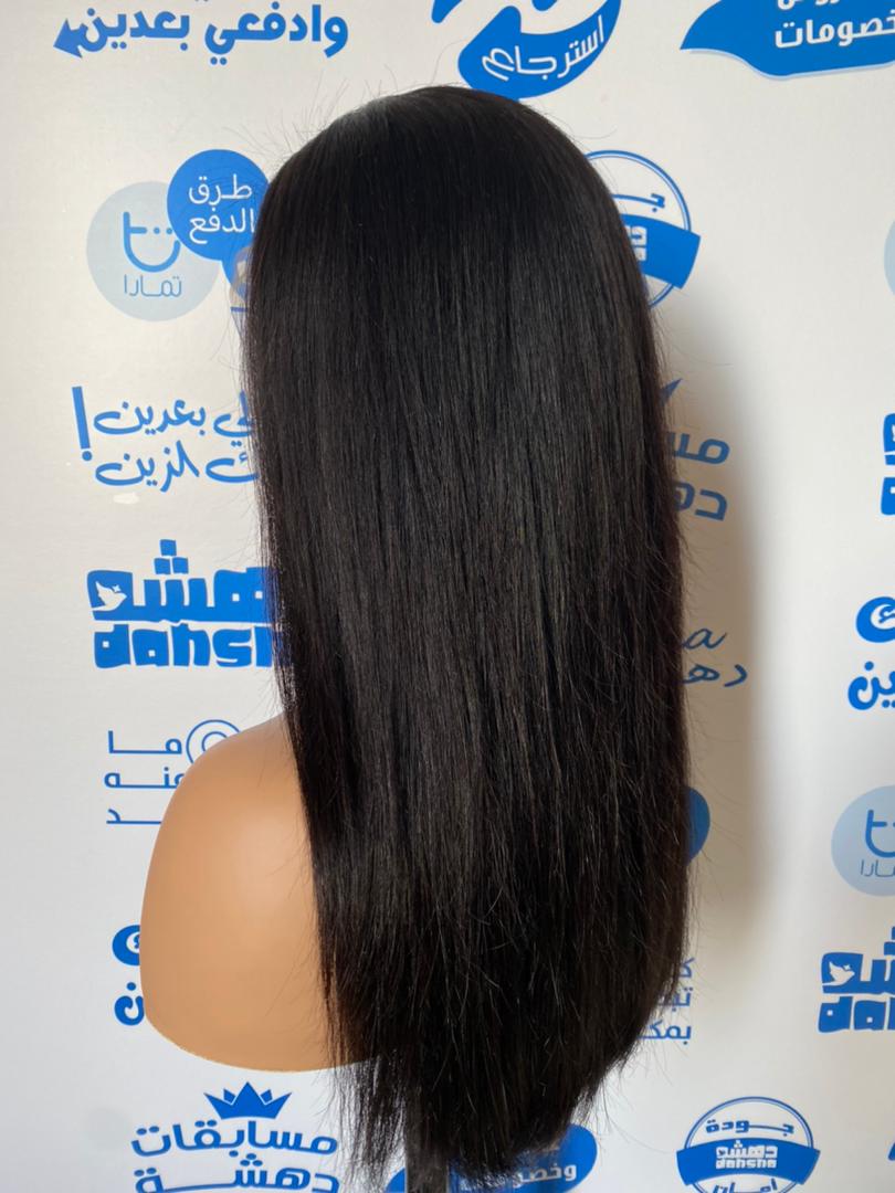 باروكه شعر طبيعي 20 انش جذور اماميه فروه حرير - 250%